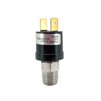 Mini interrupteur de pression 0,02-1,0 MPa, action à point unique, tube à connexion rapide 6,4 mm, SPST NO NC, borne 6,35x0,8, pompe à eau CVC