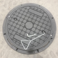 Couvercle de manhole en composite de résine renforcée de fibre de verre, fourni par l'usine