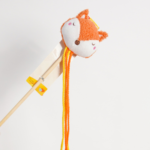 Manufacturer Wholesale Cute Cat Teaser Stick <b>Interactive</b> Plastic Plush <b>Toy</b> <b>for</b> <b>Pets</b> Movement <b>Toy</b> - Product Image 4