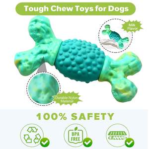 Juguetes para masticar para mascotas, tiburón martillo, resistente a mordeduras, goma resistente al desgaste, Función de limpieza de dientes, juguetes para masticar mascotas - Product Image 3