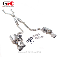 Système d'échappement Catback en alliage de titane haute performance à soupapes pour Lexus RCF GSF IS500 5.0L