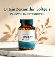 Gummies à la lutéine et à la zéaxanthine, complément alimentaire d'origine végétale, étiquette privée OEM