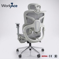 Chaise de bureau pivotante ergonomique et confortable, design minimaliste, structure en nylon, testée 100 000 cycles, hauteur réglable, pivotante