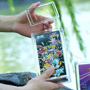 Boîte de rangement en acrylique japonaise de haute qualité pour cartes Pokémon, <span class=keywords><strong>grande</strong></span> capacité et protection renforcée - Product Image 6