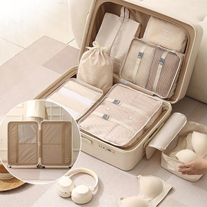 Customizable Seven-Piece Oxford Cloth Light Weight Water-Proof <strong>Travel</strong> Storage <strong>Bag</strong> Multifunctional Portable Organizer <strong>Luggage</strong> - Product Image 1