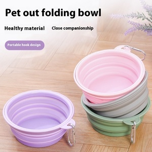 Letos mangkuk air lipat silikon luar ruangan gaya Modern pembuatan makanan dan air kolam anjing dan kucing - Product Image 4