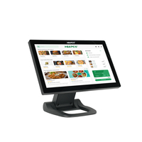 Terminal de point de vente HBA Q2F pliable avec écran tactile unique de 15,6 pouces, système de caisse enregistreuse tout-en-un Windows pour les entreprises de vente au détail.