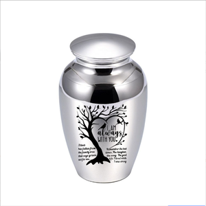 Penjualan laris guci Memorial hewan peliharaan besi tahan karat kecil kucing dan anjing tempat abu logam untuk bulu anjing - Product Image 3