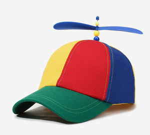 Casquettes de baseball personnalisables en gros avec logo arc-en-ciel et motif <span class=keywords><strong>moulin</strong></span> à <span class=keywords><strong>vent</strong></span> pour garçons et filles, chapeaux pour enfants motif libellule - Product Image 2
