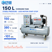 Pompa per vuoto rotativa a palette monostadio KAIMENG FKMVP 63, 63m³/h, 2.2KW, 380V, 101KPa per l'industria medica