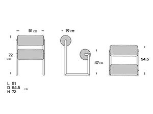 リビングルーム シングルソファ ミラノ ネット人気 ウール ステンレススチール ライトラグジュアリー 取り外し可能 チェア - Product Image 4