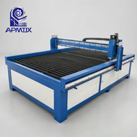 Mesin Pemotong Plasma CNC Gantry Portabel Dengan Kontrol Ketinggian Torch, Sumber Plasma 100A 220V untuk Logam Baja