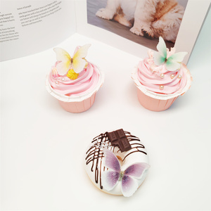 Suministros de Decoración para Bodas y Navidad, Papel de <span class=keywords><strong>Oblea</strong></span> Comestible, Adornos para Pasteles Ecológicos <span class=keywords><strong>con</strong></span> Diseño Personalizado - Product Image 4