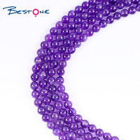 Bestone उच्च गुणवत्ता रत्न ढीला दौर मैट मोती नीलम DIY कंगन गहने बनाने के लिए