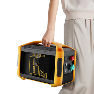 20Wハンドヘルド空冷式新型ロゴネームプレート彫刻機 20W 30W 50W ファイバーレーザーマーキング機 プラスチック・金属対応 BMP PLT AI対応 - Product Image 1