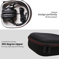 Étui pour casque à coque rigide en EVA portable pour ATH-M50xBT2 Audio-Technica/ATH-M40x/ATH-M30x/ATH-M20xBT/M-Audio/casque OneOdio