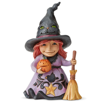Statue de sorcière miniature en résine artisanale en gros personnalisée Décoration de sorcière Figurine de sorcière Cadeau en vente