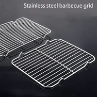 Filet de barbecue en acier inoxydable 40cm * 60cm grille de cuisson soudée Offre Spéciale