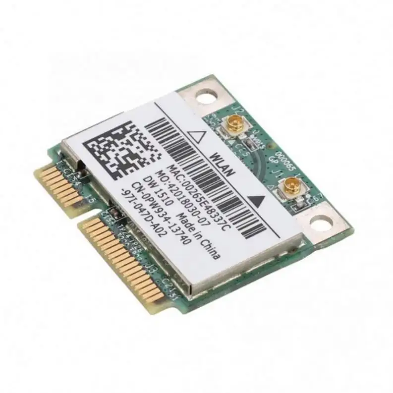 Broad Com BCM94322HM8L DW1510 Halb-Mini-PCI-Express-PCIe-WLAN-WLAN-Karte für Dell E5400 E5500 E6400 E6500 m2400 M4400