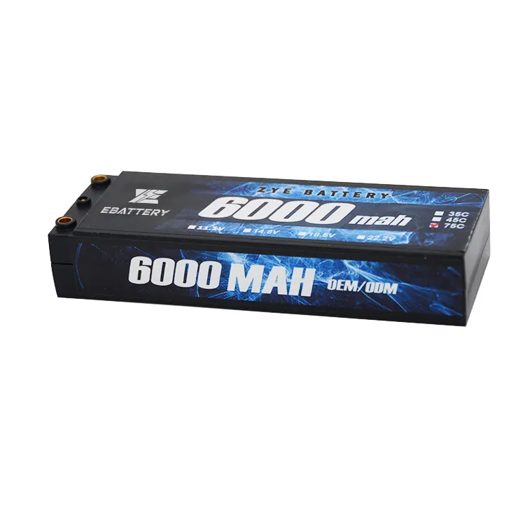 Toptan 6000mah 7.4v 2s 3s 6s rc helikopter drone için lipo y2s rc lipo pil veya İha pil çin tedarikçisi