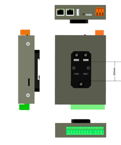 SNMP2004-A9 collezionista di dati professionale IoT per protocolli come BACnet <span class=keywords><strong>Modbus</strong></span> DLT645 PLC M-Bus - Product Image 4