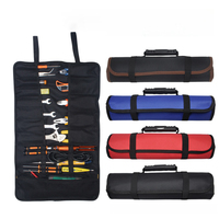 Kits d'outils de réparation automobile portables, pliables, grande capacité, durables, légers, pour électriciens, type rouleau, en tissu Oxford