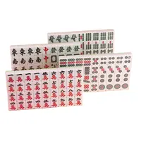 Chinese Numbered Tiles Mahjong Set, Hand Kneading, 144 Pcs