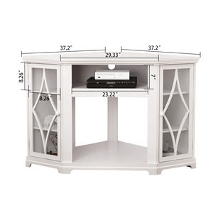 Luxstar-Soporte de TV de 56 pulgadas, repisa esquinera con <span class=keywords><strong>chimenea</strong></span> de hasta 65 pulgadas, consola central de entretenimiento con <span class=keywords><strong>chimenea</strong></span> eléctrica de 25 pulgadas - Product Image 4