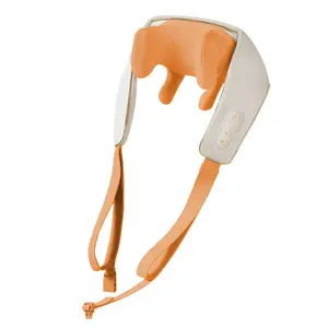 Großhandel handgeformt Mini elektrische Rückenmassagegerät Hals Schulter Shiatsu-Heizungsmassagegerät für Muskel-Schmerzlinderungs-Massagegerät