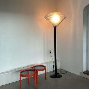 Lampe sur pied plissée postmoderne D680 H2050mm avec interrupteur pour salon, hôtel, salle d'exposition - Product Image 1