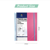 Cuadernos espirales de papel con cubierta de PP para universitarios, tamaño A4/A5, personalizados con impresión a color, para zurdos, para composición y planificación.