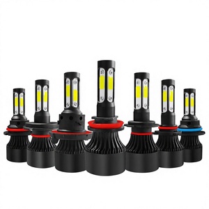 X7 H4โคมไฟคู่55W สำหรับโปรเจคเตอร์ LED เลนส์รถยนต์หลอดไฟ8000LM ชุดแปลง6500K ไฟหน้าสูง/ต่ำอเนกประสงค์ - Product Image 1