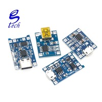 Módulo de Carga para Batería de Litio 18650 Tp4056 con Protección y Mini USB