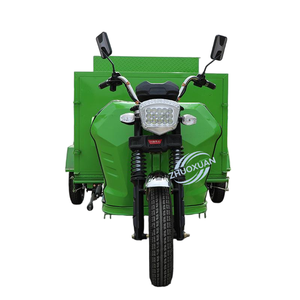 Triciclo Eléctrico de Basura Personalizado con 4 Contenedores, Plataforma Plana, Capacidad de Carga de 100-200 kg y Autonomía de 50-70 km para la Comunidad Urbana - Product Image 2