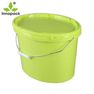<span class=keywords><strong>Grossiste</strong></span> d'usine Seau en <span class=keywords><strong>plastique</strong></span> vert 7,5 L 15L Seau à pâte Seau plat pour usine chimique Seau spécial - Product Image 6