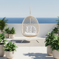 Vente chaude nouvelle aire de loisirs en plein air hamac adulte chaise suspendue avec des coussinets épais