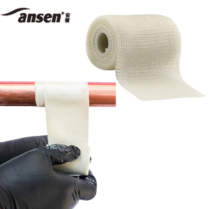 Trắng sợi thủy tinh ngâm tẩm sửa chữa đường ống Băng nước-cứng con dấu cho PVC đồng thép đường ống rò rỉ sửa chữa Băng - Product Image 5