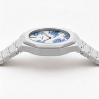 Montre géométrique en biocéramique, logo personnalisé, OEM, mouvement à quartz étanche, directement de l'usine
