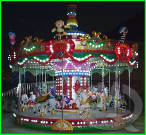 Lieferung 16 24 36 38 48 68 88 Sitze Gute Qualität Verzierte Kinder und Erwachsene Karussell Indoor-Spielplatz Carnival Rides Factory