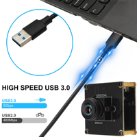 Module de caméra USB 3.0 à obturateur global, objectif fisheye, haute vitesse 1080P 120FPS 720P 200FPS AR0234, webcam Raspberry PI pour robot et drone