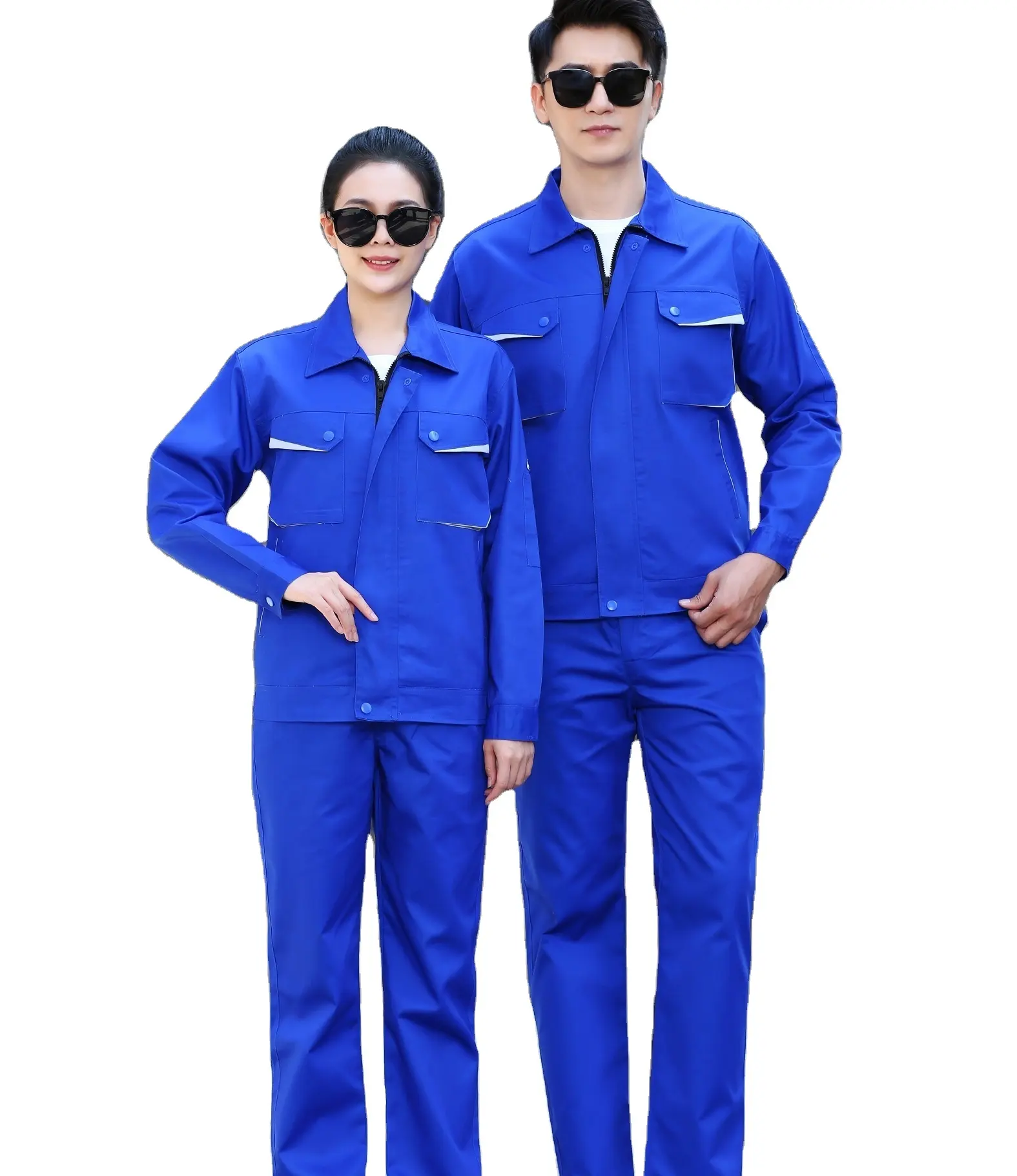 Cotton polyester workwear clothing workers work uniform