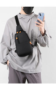 High Good Quality Waterproof Durable Crossbody Custom logo Outdoor Single Shoulder Scratch Proof <b>Chest</b> Bag - Product Image 4