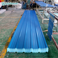 Tôles et panneaux de toiture en PVC ignifuges et imperméables - Tuiles trapézoïdales modernes revêtues d'ASA pour hôtels et appartements