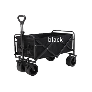 Folding Outdoor Utility <strong>Wagon</strong> Garden Portable Hand Cart All Terrain Wheels <strong>Beach</strong> <strong>Wagon</strong> - Product Image 1