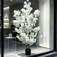 Neues Design Hochzeitsblumen Künstlicher Kirschblütenbaum Seiden-Kunstblumen für Innenräume Büro Bar Raumdekoration Blumenarrangement