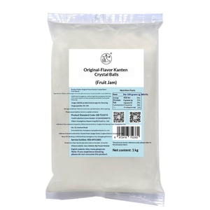 วัตถุดิบชาผลไม้ OEM Thumb Original Flavor Cold Sky Crystal Ball Crisp Bobo สำหรับชานมและเครื่องดื่มผลไม้แบบเม็ด - Product Image 1