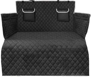 Tapis <span class=keywords><strong>de</strong></span> <span class=keywords><strong>protection</strong></span> antidérapant <span class=keywords><strong>pour</strong></span> <span class=keywords><strong>chien</strong></span> avec rabat pare-chocs, couverture intégrale, noir, taille moyenne, <span class=keywords><strong>pour</strong></span> voiture, SUV, camion, voyage avec animaux - Product Image 1