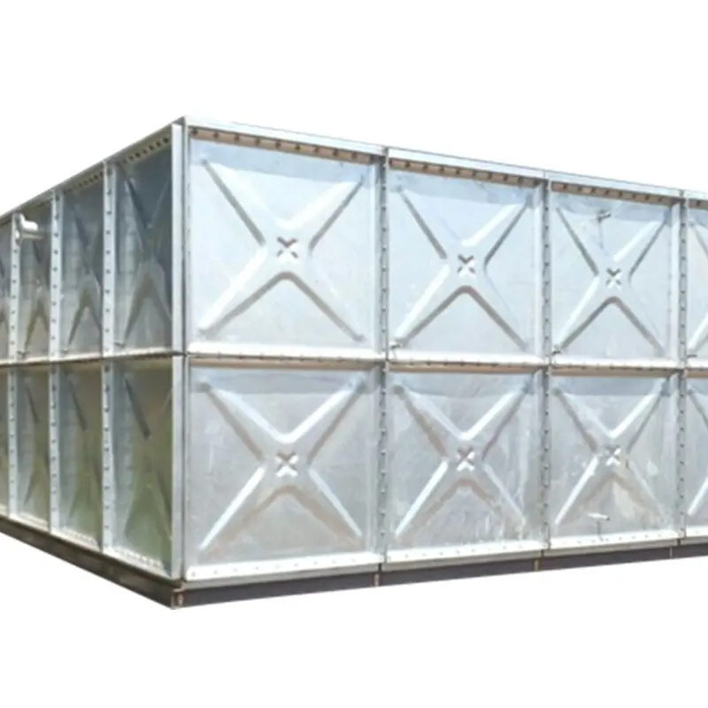 1000 ~ 500000 Liters Sectional Hot-Dipped Galvanized Steel Pressed Water Storage Tank