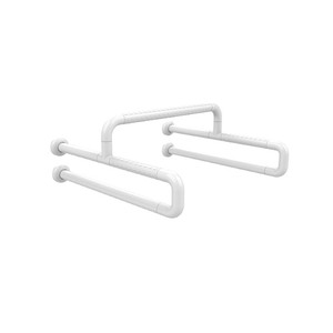 Barras de apoyo para urinarios, baños públicos, acero inoxidable, antideslizantes, montadas en la pared, capacidad de carga de 120 kg, diseño minimalista - Product Image 3