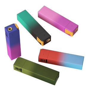 Encendedores de Plástico Personalizables Resistentes al Viento, Colores Degradados Surtidos, Llama Azul, Recargables - Product Image 2